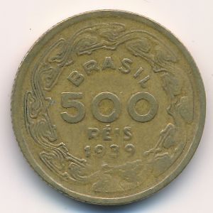 Бразилия, 500 рейс (1939 г.)