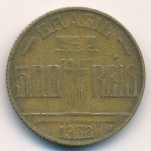 Бразилия, 500 рейс (1938 г.)