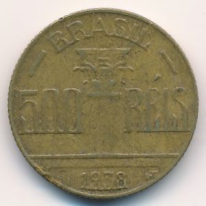 Бразилия, 500 рейс (1938 г.)