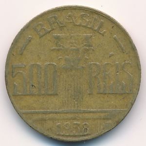 Бразилия, 500 рейс (1938 г.)