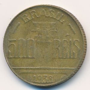 Бразилия, 500 рейс (1938 г.)