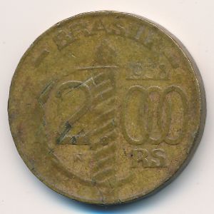 Brazil, 2000 reis, 1938