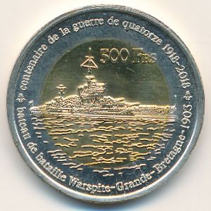 Isle Europa., 500 francs, 2018