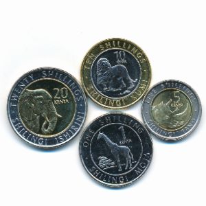 Кения, Набор монет (2018 г.)
