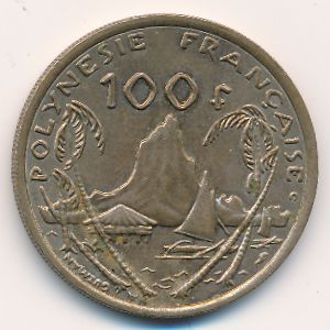 Французская Полинезия, 100 франков (2002 г.)