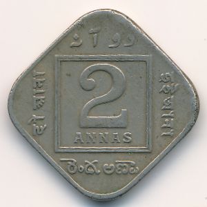 Британская Индия, 2 анны (1930 г.)