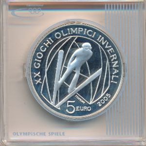 Italy, 5 euro, 2005