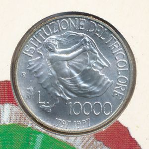 Италия, 10000 лир (1997 г.)