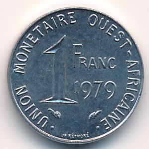Западная Африка, 1 франк (1979 г.)
