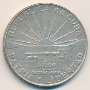 Куба, 1 песо (1953 г.)