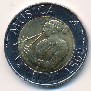 Сан-Марино, 500 лир (1997 г.)