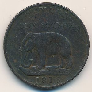 Цейлон, 1 стивер (1815 г.)