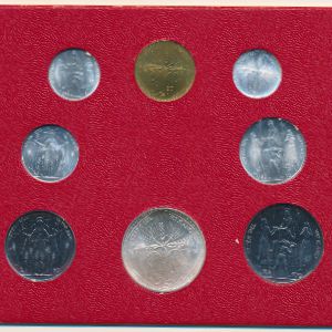 Ватикан, Набор монет (1968 г.)