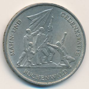 German Democratic Republic, 10 mark, 1972