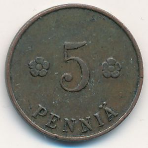 Финляндия, 5 пенни (1918 г.)