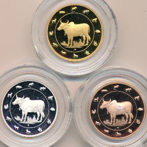 Thailand, Набор жетонов, 2009