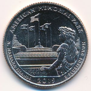 США, 1/4 доллара (2019 г.)