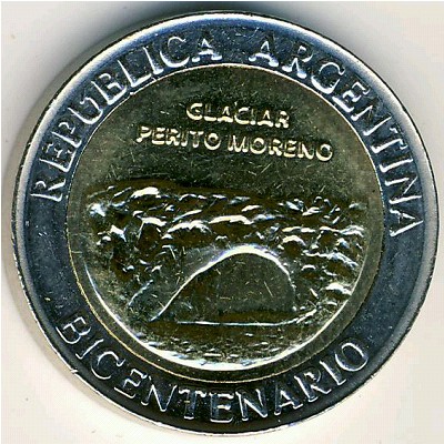 Argentina, 1 peso, 2010