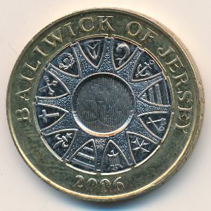 Джерси, 2 фунта (2006 г.)