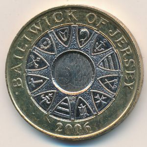 Джерси, 2 фунта (2006 г.)
