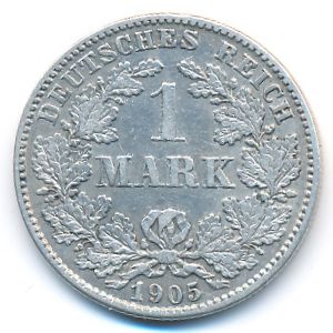 Германия, 1 марка (1905 г.)