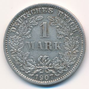 Германия, 1 марка (1907 г.)