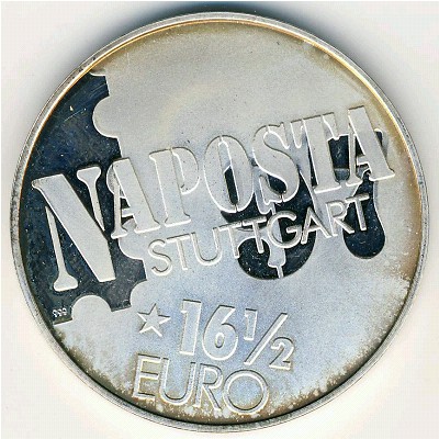 Германия., 16 1/2 евро (1997 г.)