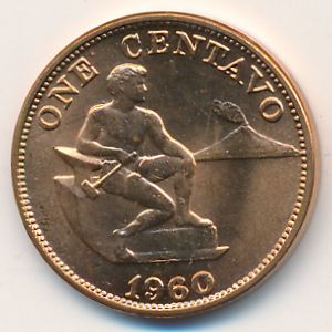 Филиппины, 1 сентаво (1960 г.)