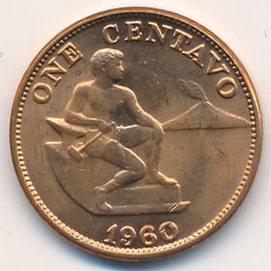 Филиппины, 1 сентаво (1960 г.)