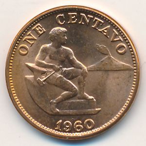 Филиппины, 1 сентаво (1960 г.)