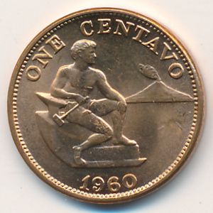 Филиппины, 1 сентаво (1960 г.)
