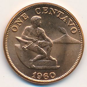 Филиппины, 1 сентаво (1960 г.)