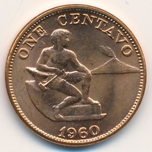 Филиппины, 1 сентаво (1960 г.)