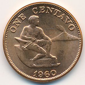 Филиппины, 1 сентаво (1960 г.)