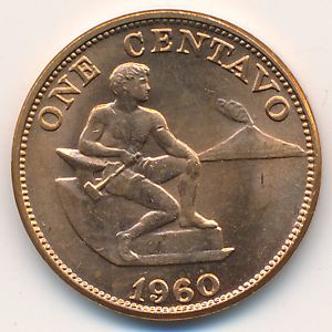 Филиппины, 1 сентаво (1960 г.)
