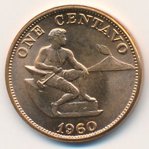 Филиппины, 1 сентаво (1960 г.)