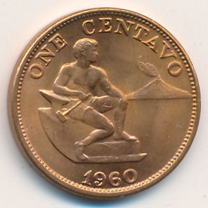 Филиппины, 1 сентаво (1960 г.)
