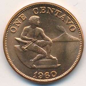 Филиппины, 1 сентаво (1960 г.)