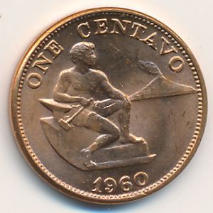 Филиппины, 1 сентаво (1960 г.)