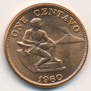 Филиппины, 1 сентаво (1960 г.)