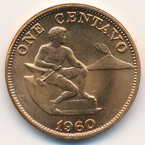 Филиппины, 1 сентаво (1960 г.)