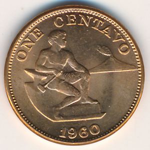 Филиппины, 1 сентаво (1960 г.)