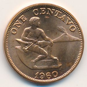 Филиппины, 1 сентаво (1960 г.)