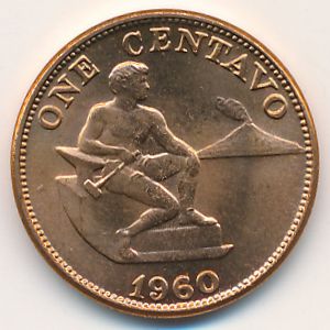 Филиппины, 1 сентаво (1960 г.)