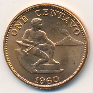 Филиппины, 1 сентаво (1960 г.)