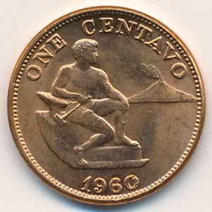 Филиппины, 1 сентаво (1960 г.)