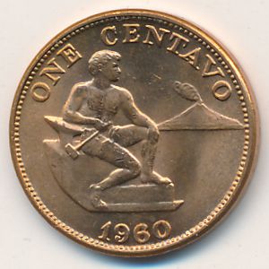 Филиппины, 1 сентаво (1960 г.)