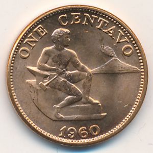 Филиппины, 1 сентаво (1960 г.)