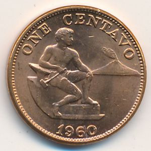 Филиппины, 1 сентаво (1960 г.)