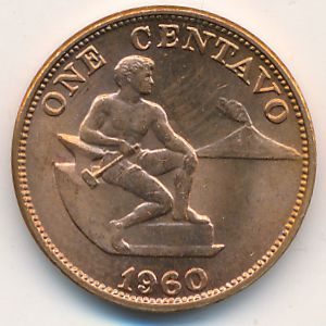Филиппины, 1 сентаво (1960 г.)